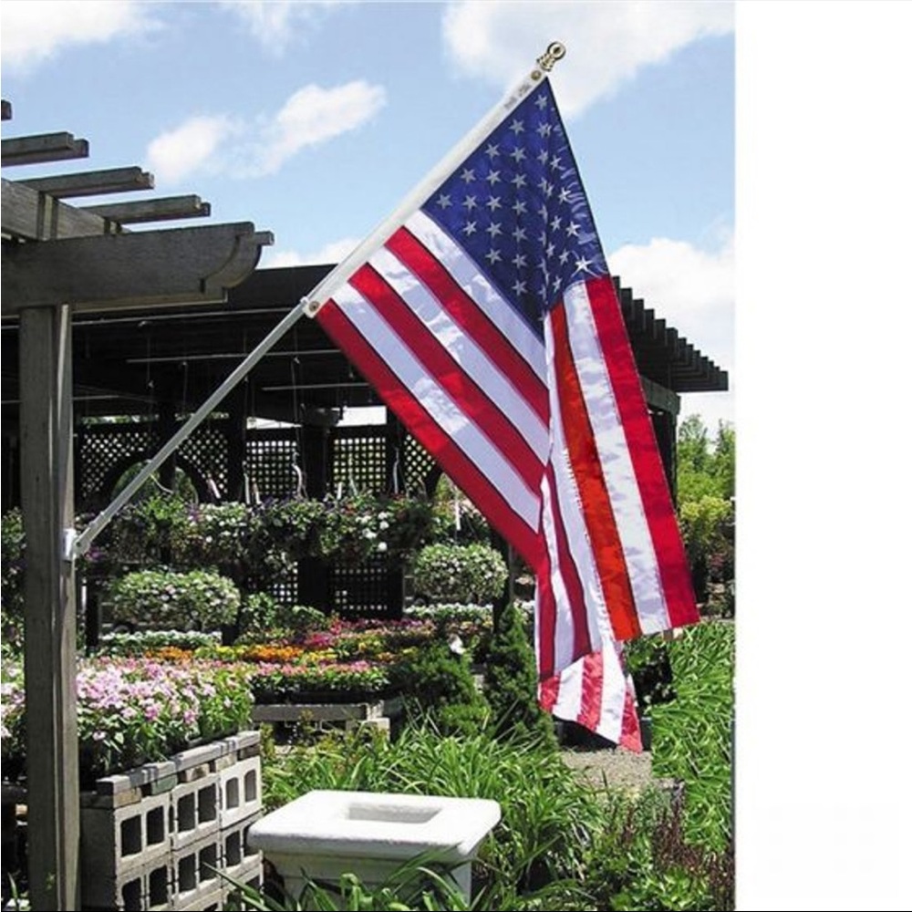American Flag with Stars and Stripes
